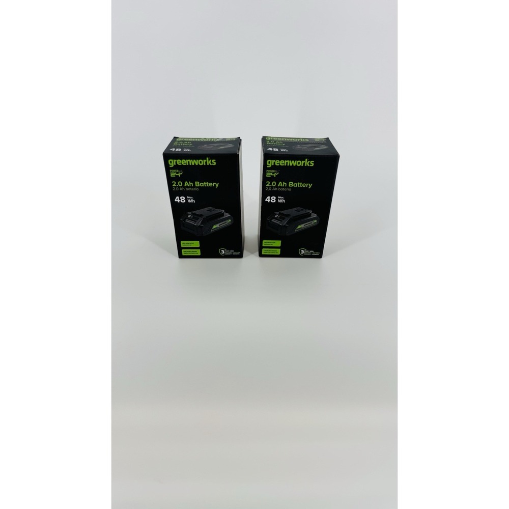 Greenworks PowerAll 24v Battery 2-pack With 2.0 Ah Batteries.